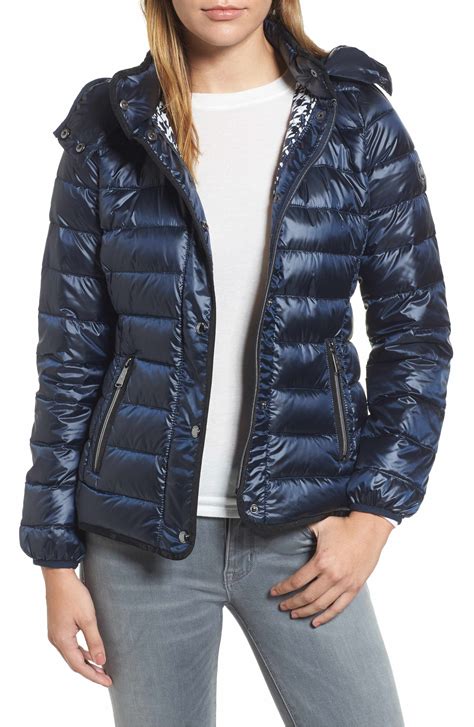 michael kors chatham insulated jacket w packable hoodie|Michael Kors Packable Hooded Jacket .